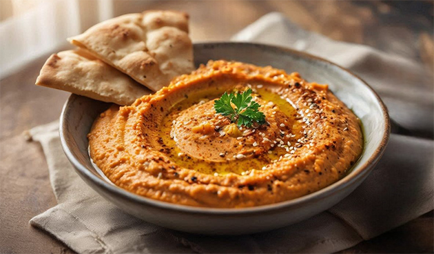 Хумус из красной чечевицы