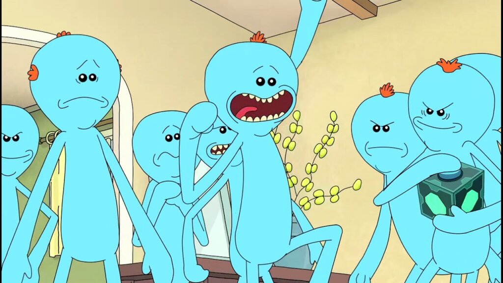 Визажистка сделала косплей на Мистера Мисикса из «Рика и Морти»