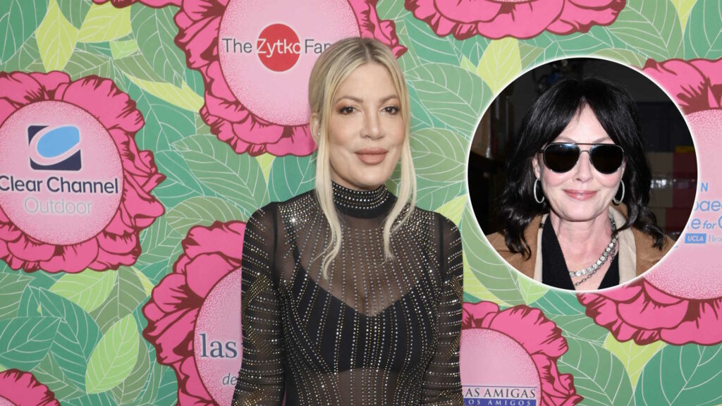 Тори Спеллинг почтила память покойной Шеннен Доэрти