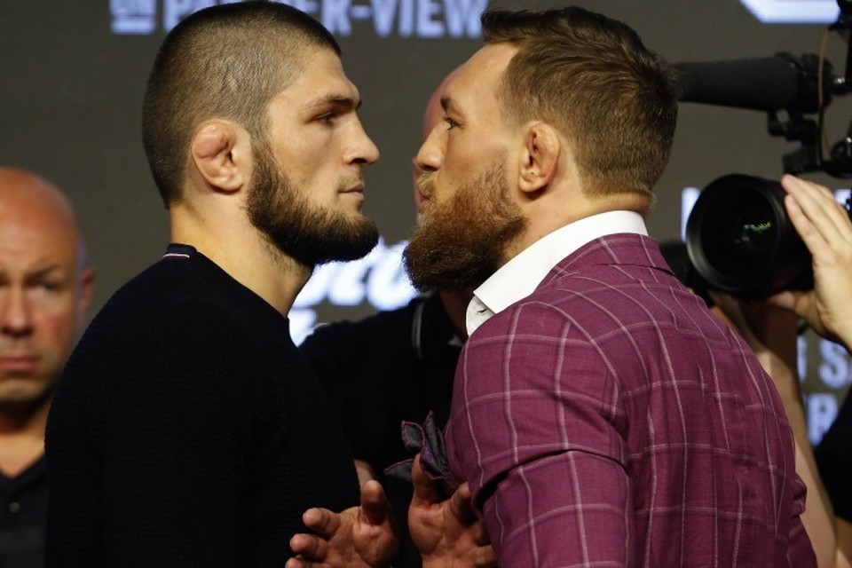 Взвешивание Хабиба Нурмагомедова и Конора Макгрегора 6