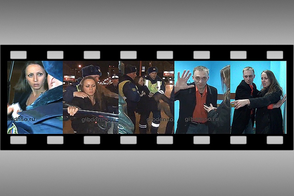 Ролик, который прославил девушку на всю Россию, просмотрели полмиллиона человек! На кадрах видно, как Андрей пытается отбить свою пассию от автоинспекторов.