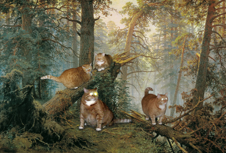 Использованы материалы с сайта fatcatart.com
