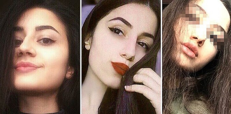 Сестры Хачатурян: Кристина, Ангелина и Мария.