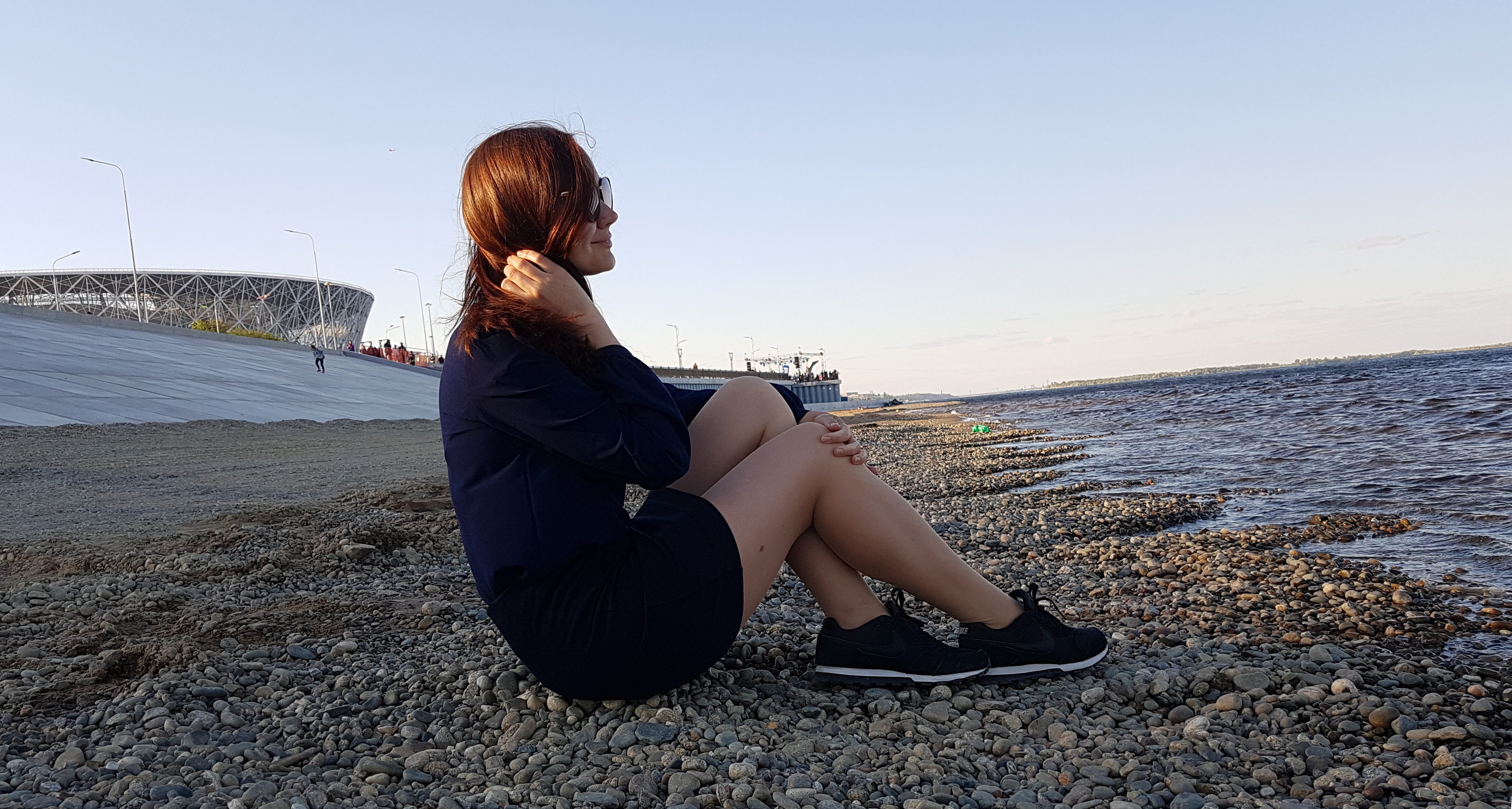 Место для пляжа хорошее, только вот вода здесь совсем не пригодна для купания.