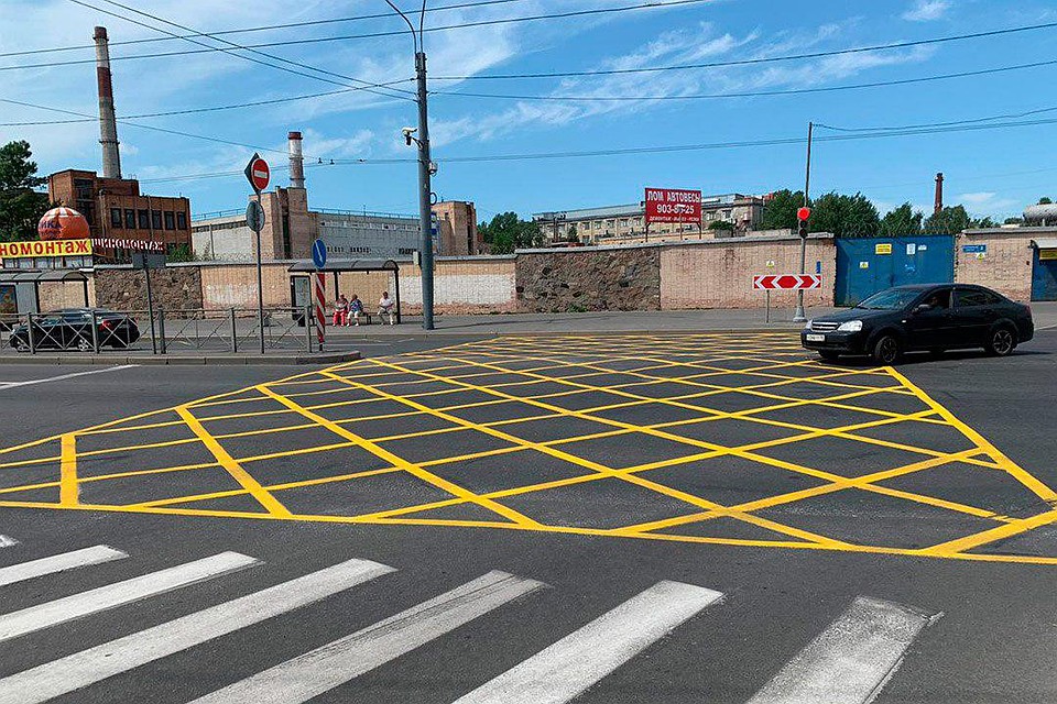 разметка на перекрестке фото официальный представитель