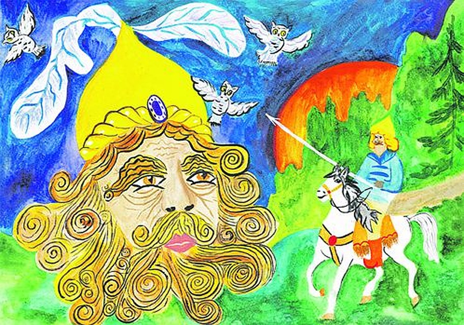 нарисовать рисунок самой руслан и людмила представитель