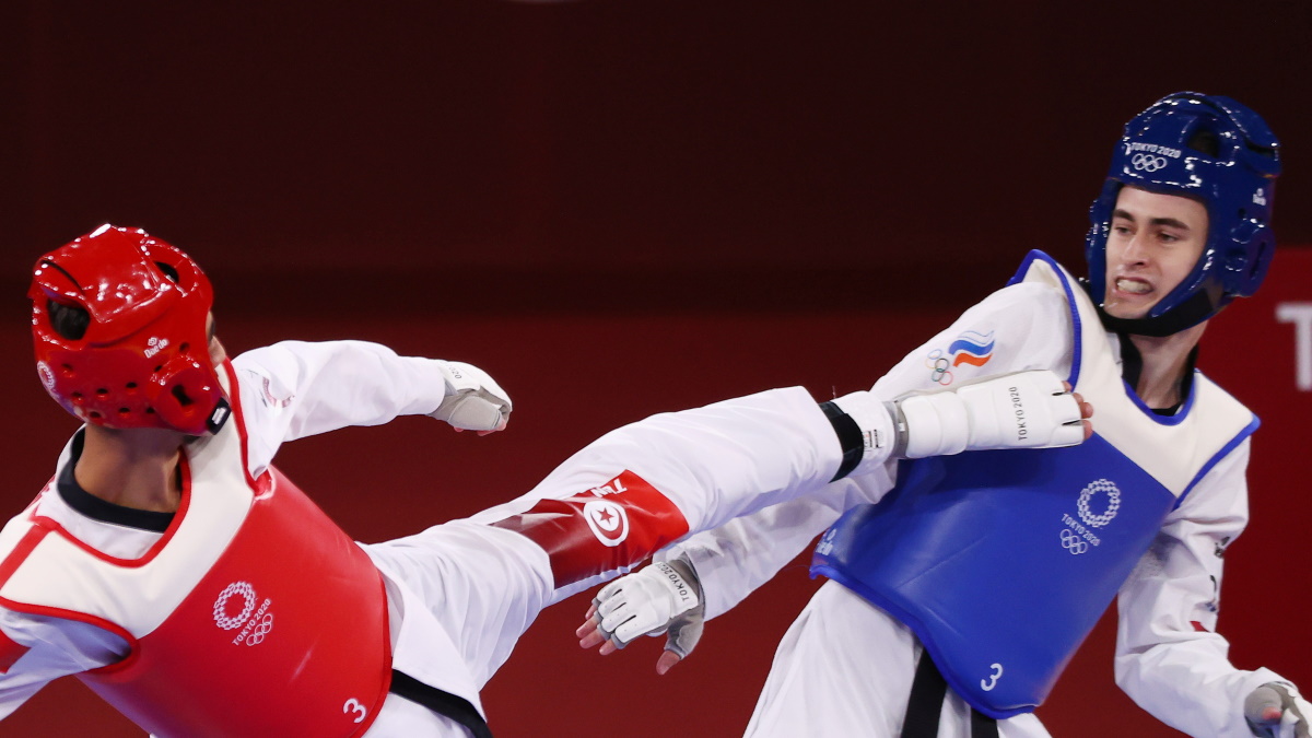 Россиянин Михаил Артамонов сразился за бронзовую медаль Олимпиады 2020 в Токио. Фото: REUTERS