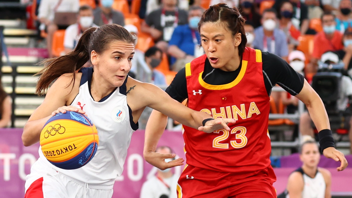 Россия сыграла с Китаем в полуфинале турнира по баскетболу 3 на 3. Фото: REUTERS