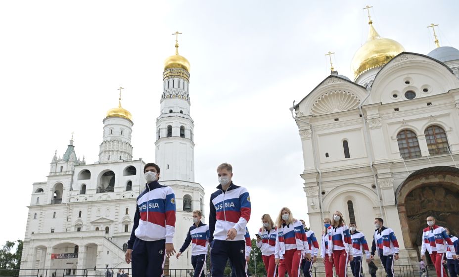 В Кремле уже проводили сборную России на Олимпиаду в Токио. Фото: Reuters