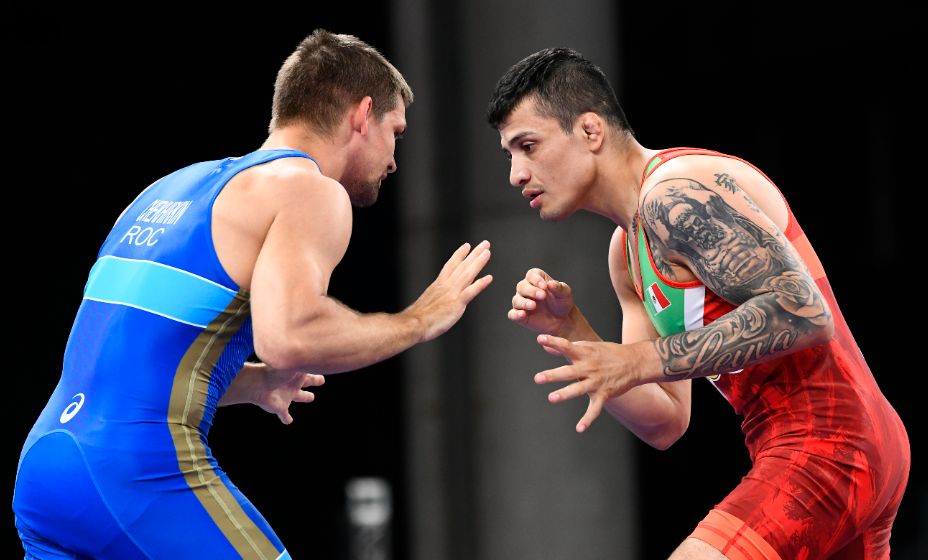 Борец греко-римского стиля Александр Чехиркин уступил в четвертьфинале. Фото: Reuters