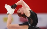 Трусова упала с двух четверных прыжков на чемпионате Европы