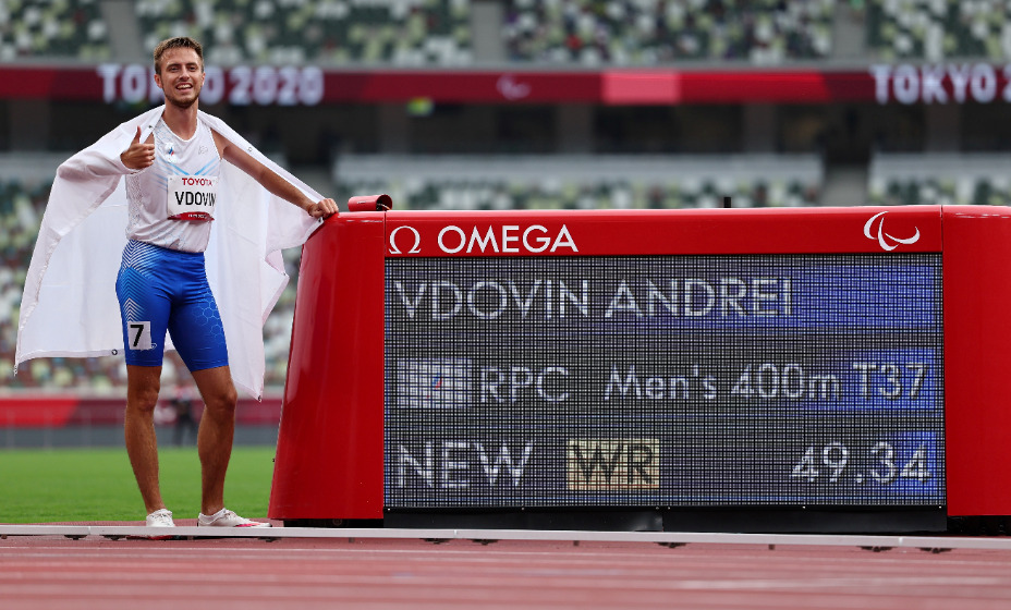 Легкоатлет Андрей Вдовин стал паралимпийским чемпионом Игр-2020 в Токио. Фото: Reuters