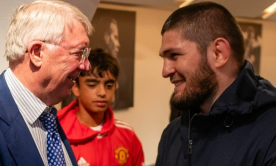 Хабиб Нурмагомедов посетил матч «Манчестер Юнайтед». Фото: Instagram «Манчестер Юнайтед»