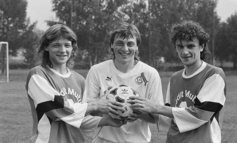 Спартаковцы (слева направо) Василий Кульков, Валерий Шмаров, Игорь Шалимов в расположении сборной СССР. Фото: ТАСС