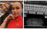 Загитова в эффектном красном платье появилась на балете