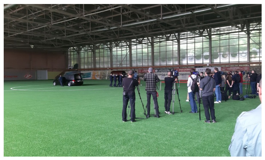 В манеже «Спартака» прошла церемония прощания с Георгием Ярцевым. Фото: Андрей Вдовин «КП Спорт»