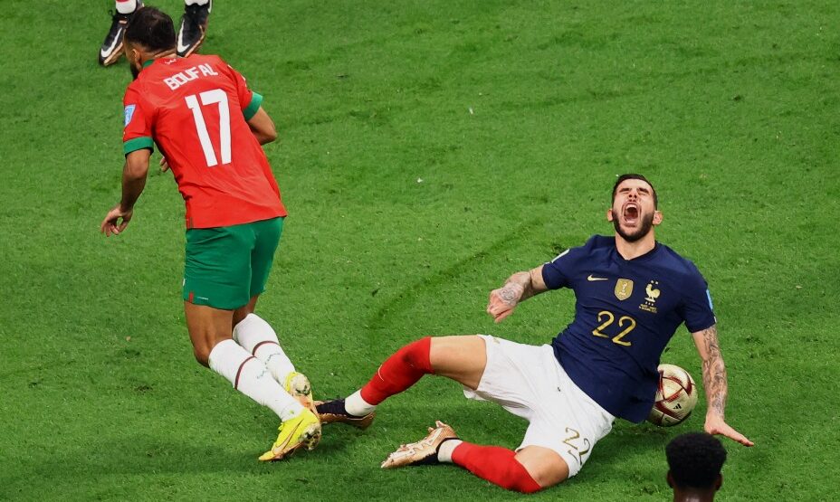 Буфал - Эрнандес, Франция - Марокко, ЧМ-2022