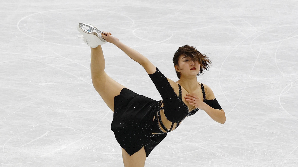 Каори Сакамото стала лучшей в короткой программе на ЧМ по фигурному катанию. Фото: REUTERS