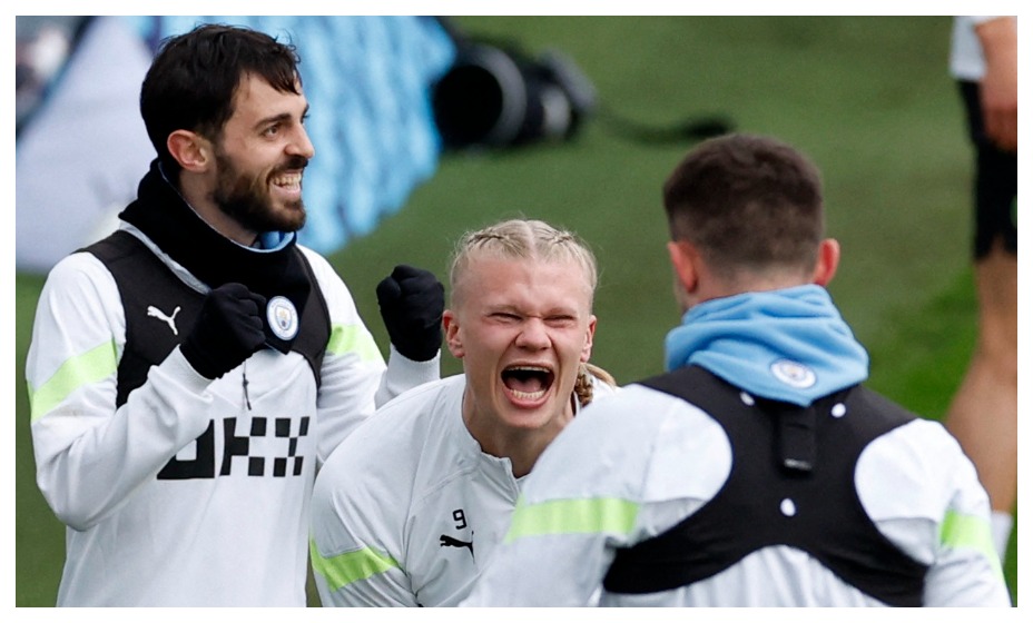 Перед матчем с «Баварией» Холанд решил сменить имидж. Фото: Reuters