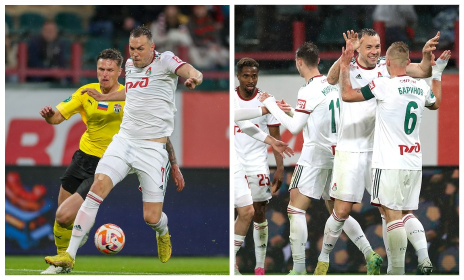 Артем Дзюба после перехода в «Локо» и забил в 9 матчах 8 мячей. Фото: Соцсети ФК «Локомотив».