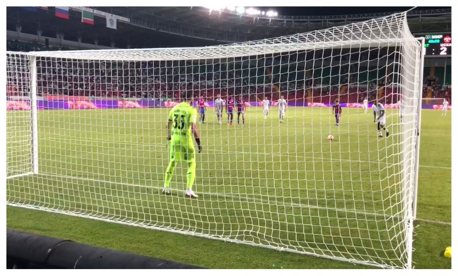 «Ахмат» все-таки сумел сравнять счет в первом и убойном тайме против ЦСКА. Фото: скриншот видео ФК «Ахмат»