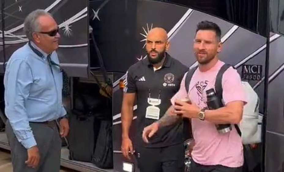 В Майами у Лео Месси появился спецназовец-охранник Яссин Чеуко. Фото: Соцсети