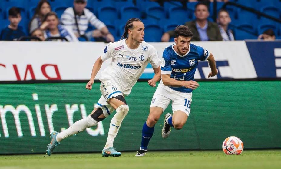 От действий Диего Лаксальта в центре поля многое зависит в игре «Динамо». Фото: ФК «Динамо»