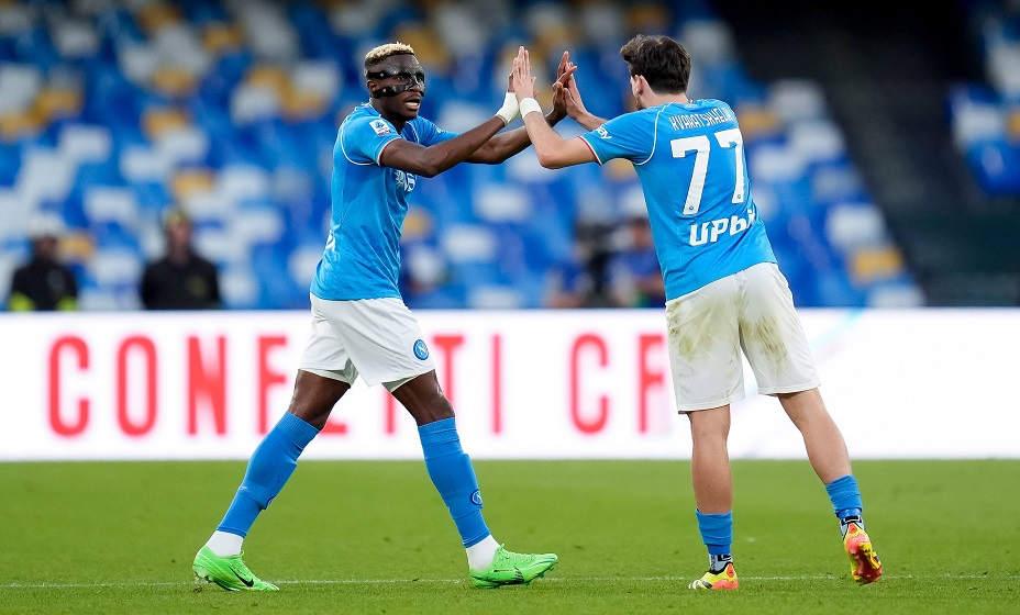 «ПСЖ» готов заплатить за Кварацхелию и Осимхена 200 млн евро. Фото: Global Look Press