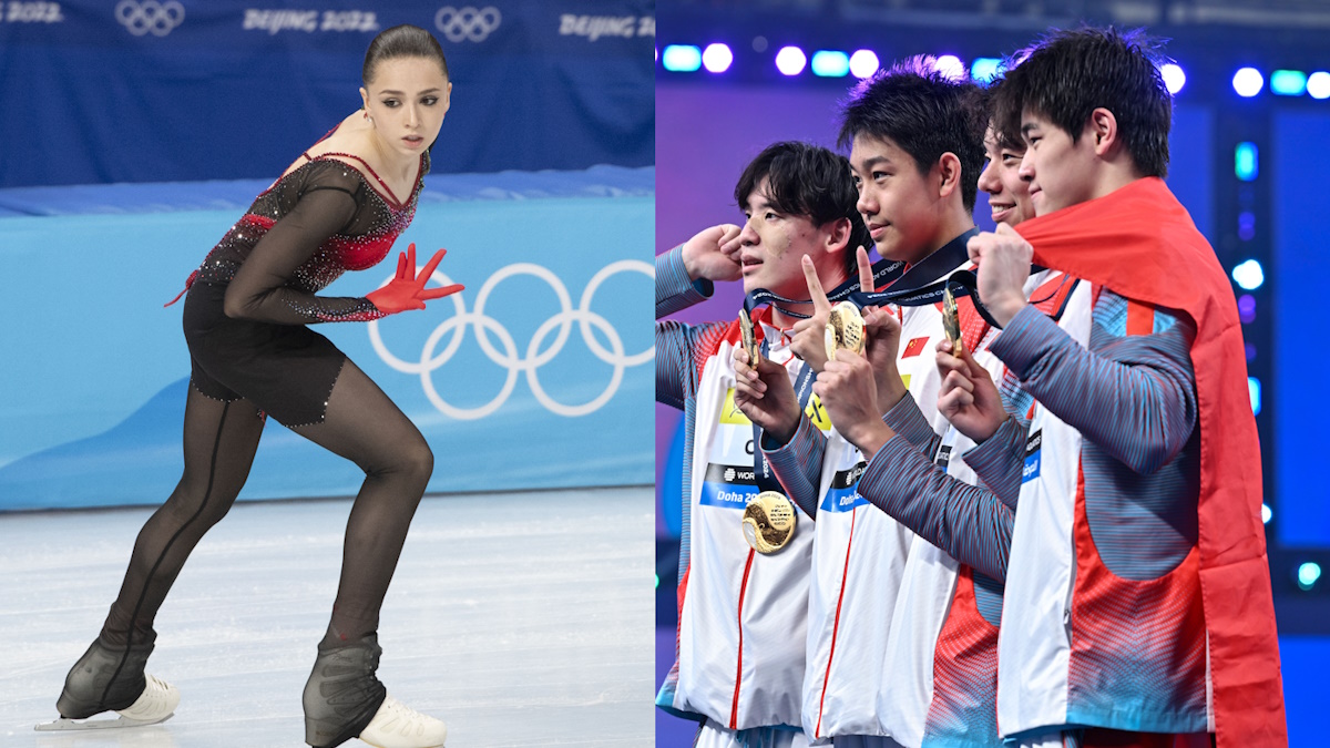 Россиянка Валиева, пловцы сборной Китая. Кто еще будет жертвой нападок США? Фото: GLOBAL LOOK PRESS