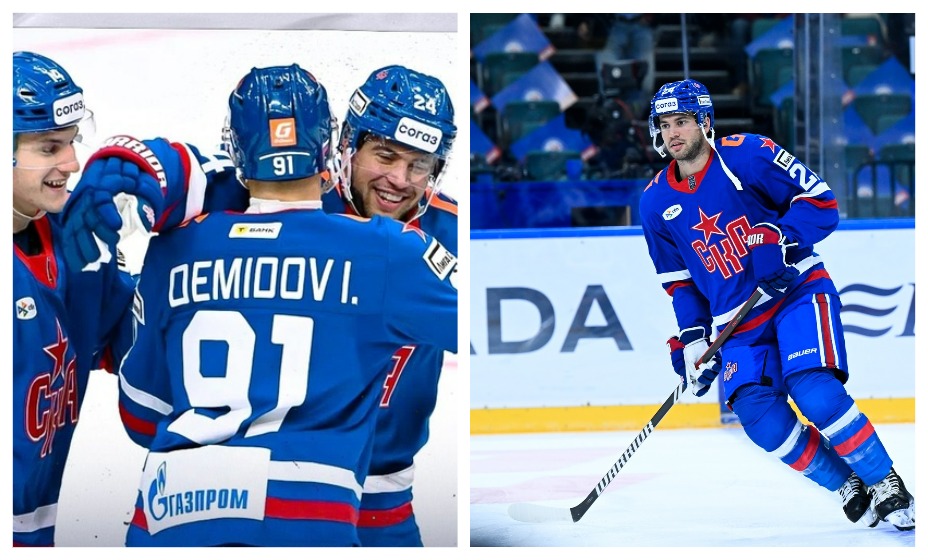 Тони Деанджело досрочно покинул СКА. Фото: Соцсети ХК «СКА