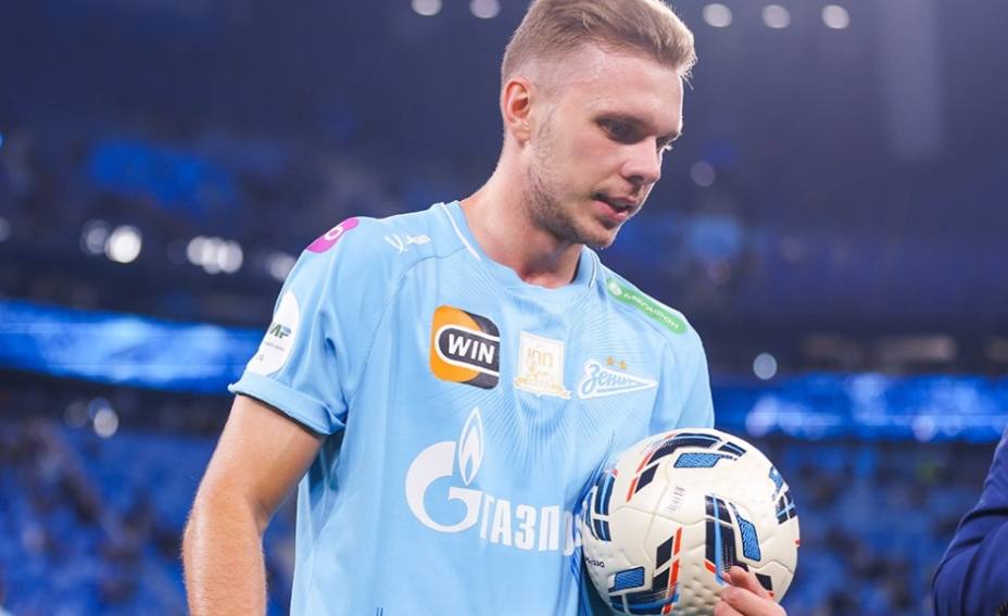 Нападающий «Зенита» Максим Глушенков Фото: ФК «Зенит»
