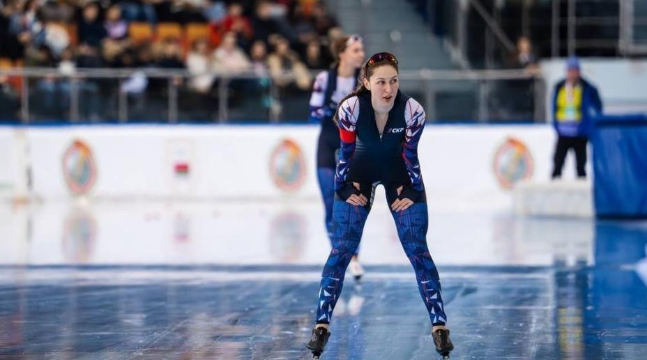 Конькобежка из Коломны Анастасия Семенова выступит на Олимпиаде-2026 в масс-старте. Фото: Союз конькобежцев России