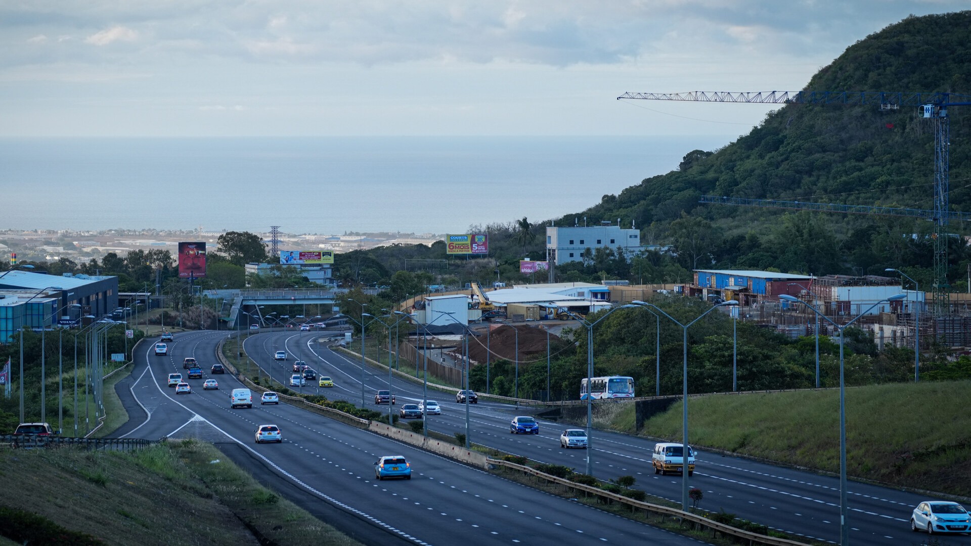 Район Мока на Маврикии.